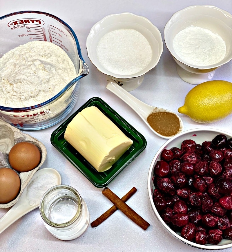 Cherry pie ingredients
