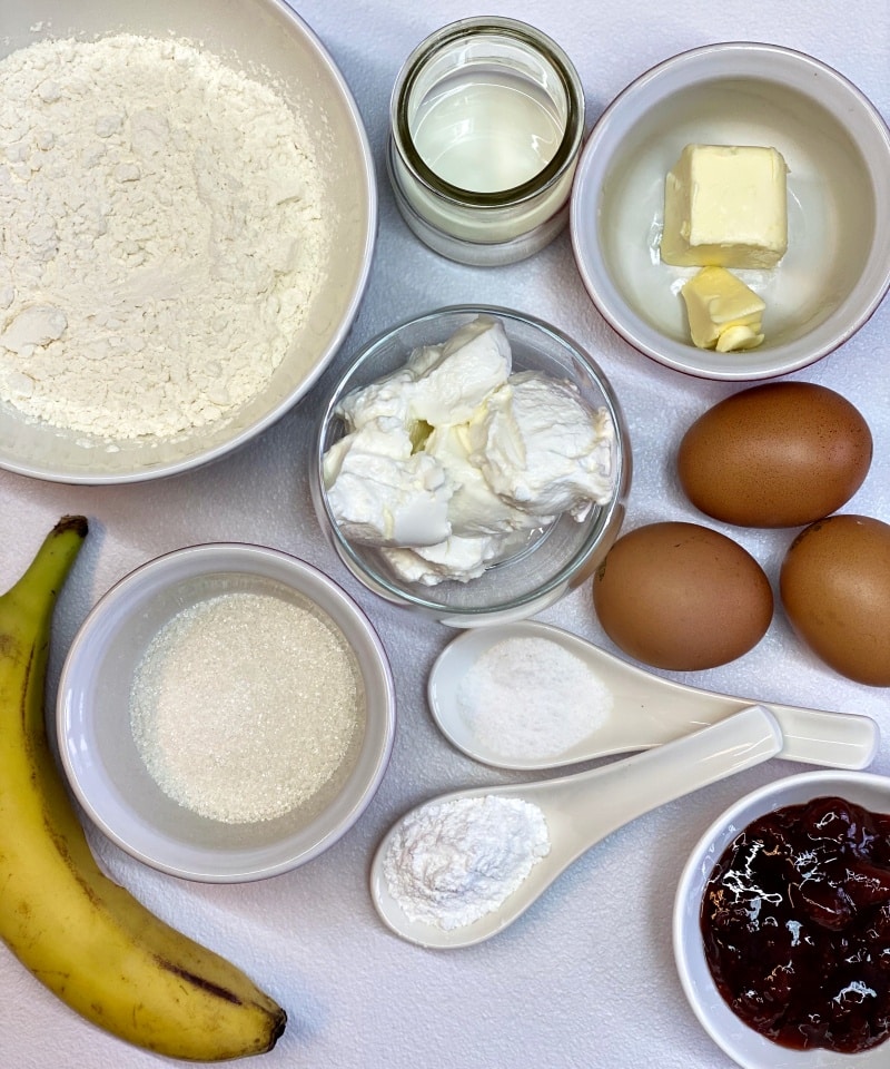 banana pancakes ingredients