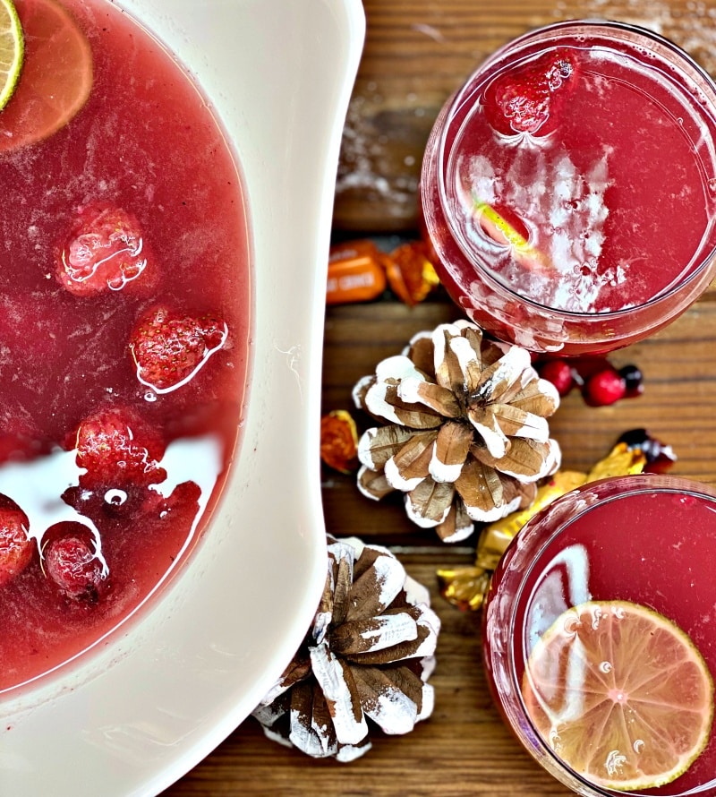 Christmas Punch with Cointreau 