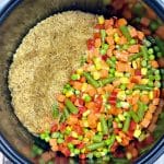 Instant Pot rice and vegetables