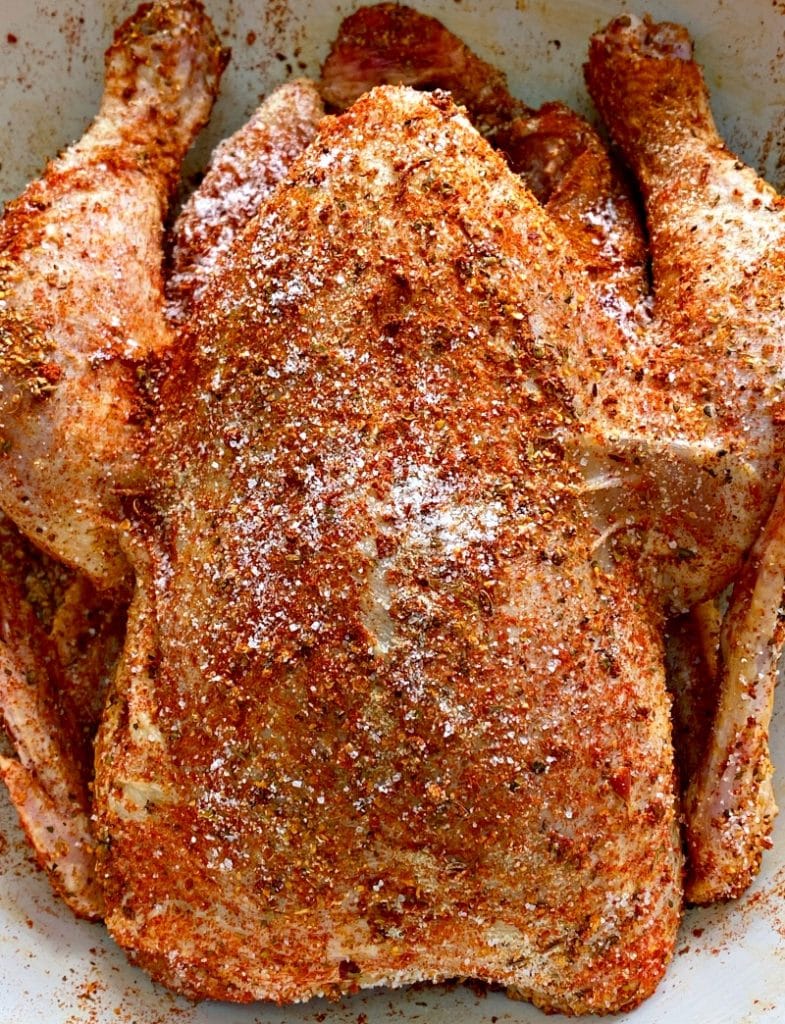 Crispy Roasted Whole Chicken in the Oven - Delice Recipes
