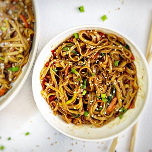 asian stir fry vegetables noodles recipe