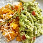 Sweet potato with guacamole