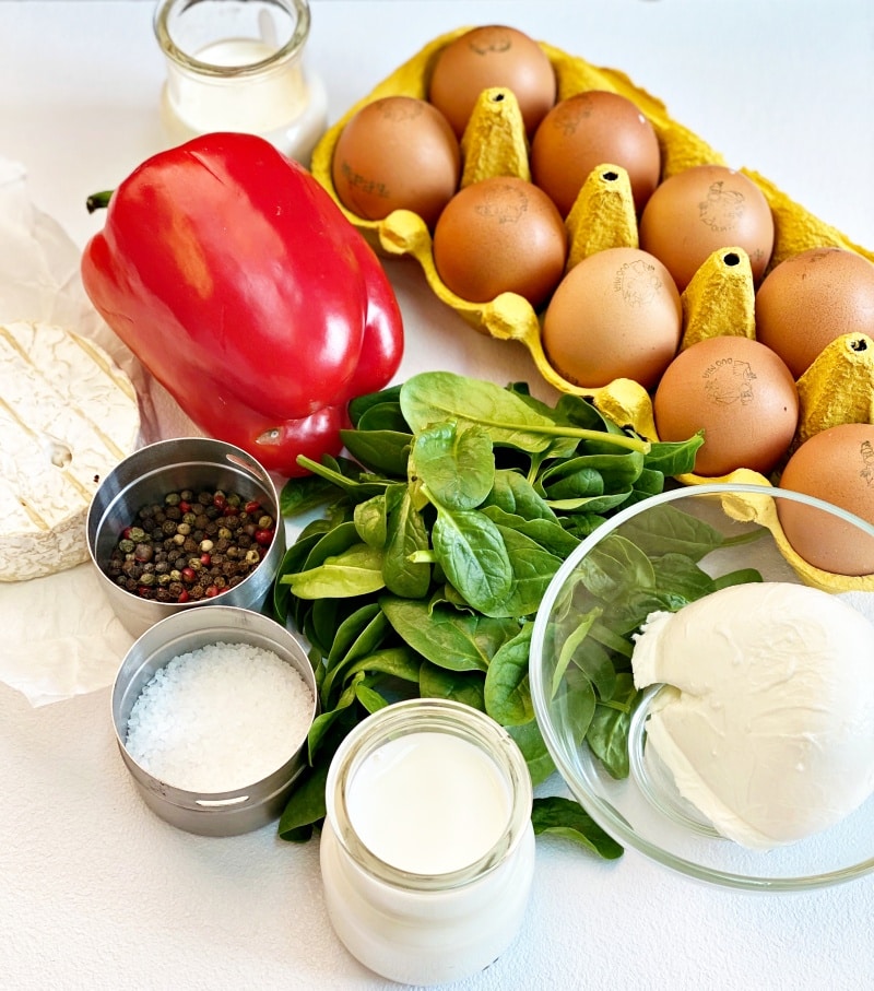 Egg muffins ingredients