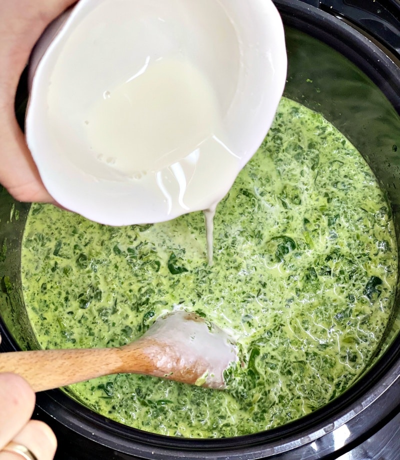 how tocook spinach soup with shrimps in instant pot