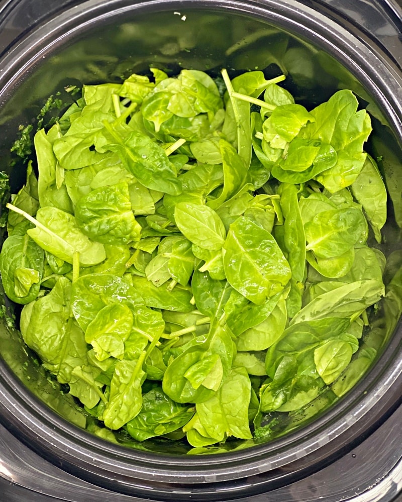spinach recipe instant pot