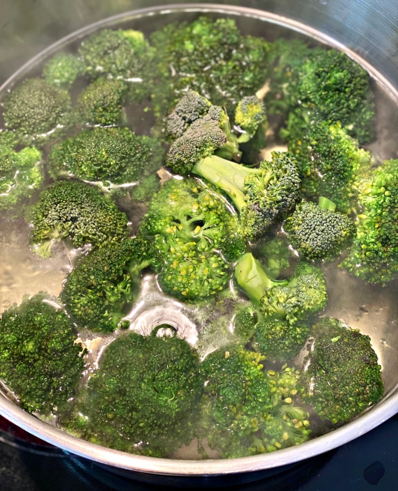 boil broccoli in salted water