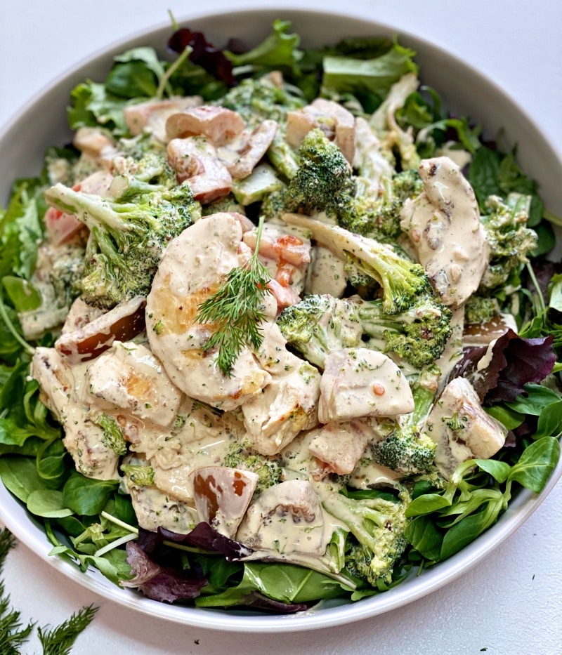 warm-Chicken-broccoli-salad
