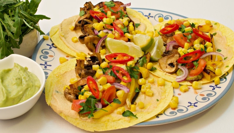 Vegetarian tacos