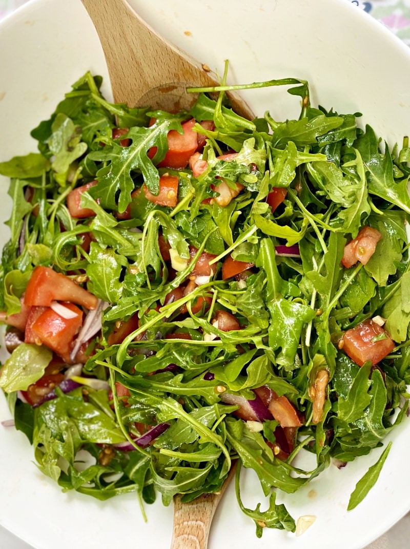 arugula tomatoes salad recipe