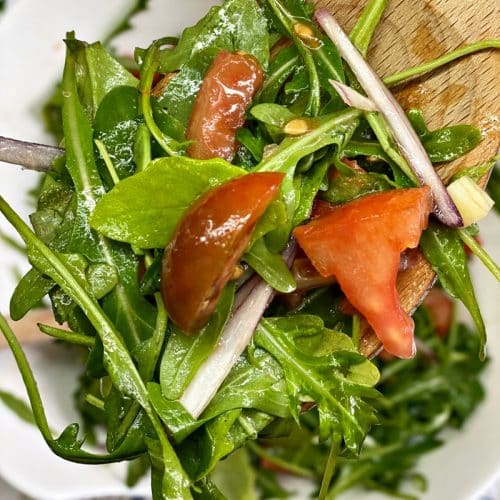 easy arugula tomato salad recipe