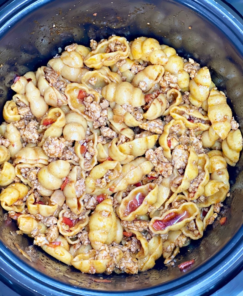 how to cook ground meat macaroni in instant pot