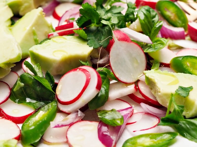 Radish and Avocado Salad