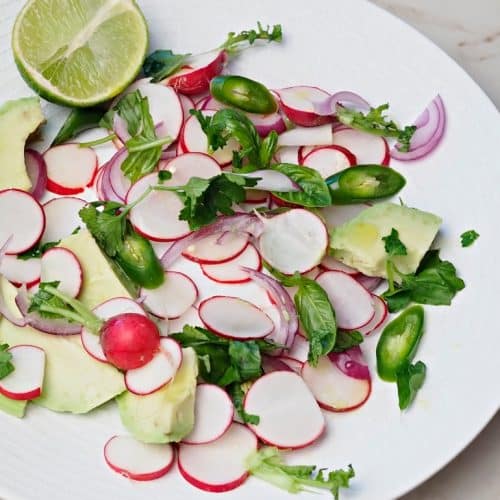Radish and Avocado Salad