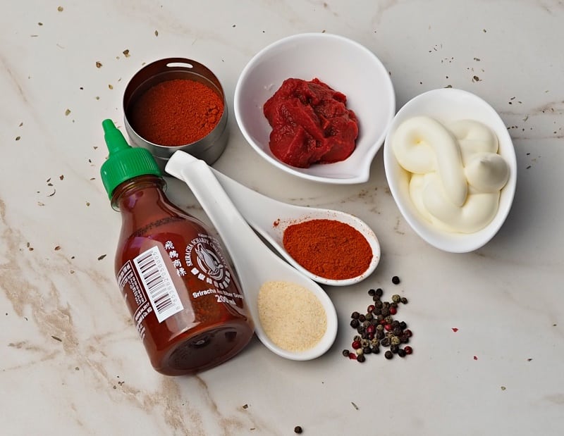 Sriracha sauce ingredients