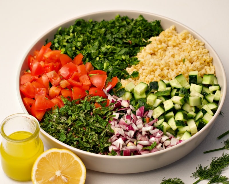 how to cook tabbouleh salad with bulgur