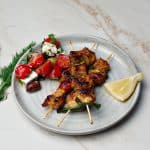 pan grilled turkey skewers recipe