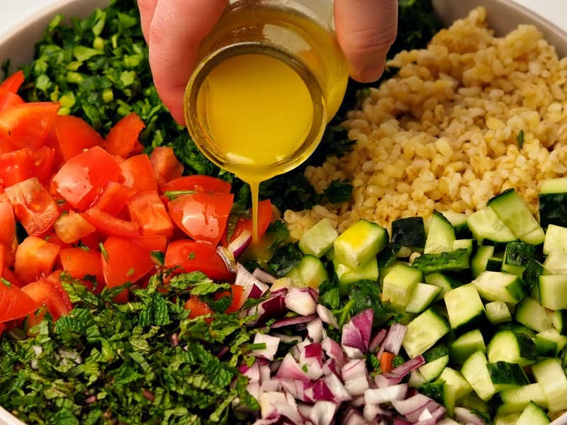 seasoning tabbouleh salad