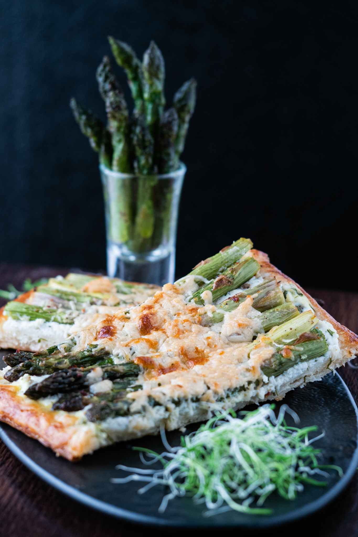 Easy Asparagus Cheese Tart - Delice Recipes