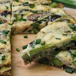 Frittata with Asparagus Mushrooms