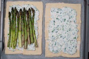 Easy Asparagus Cheese Tart - Delice Recipes