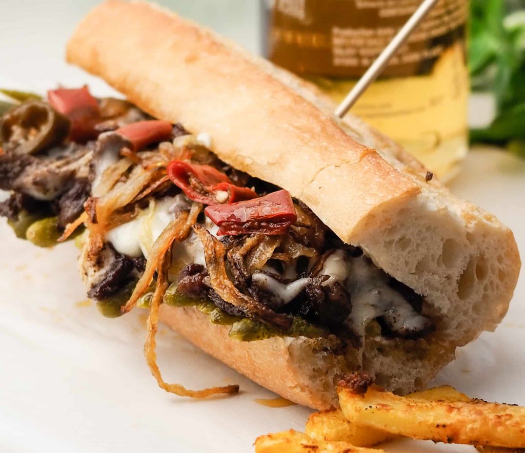 Gourmet Philly Cheesesteak Recipe - Delice Recipes