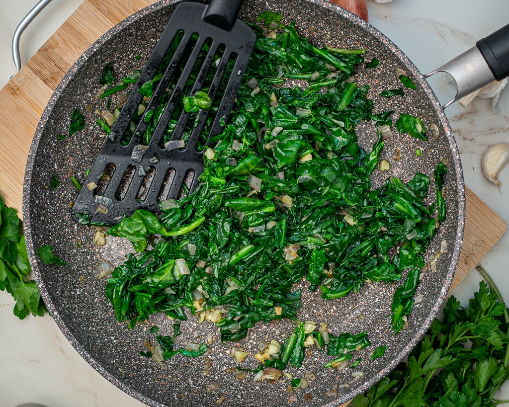 how to saute spinach