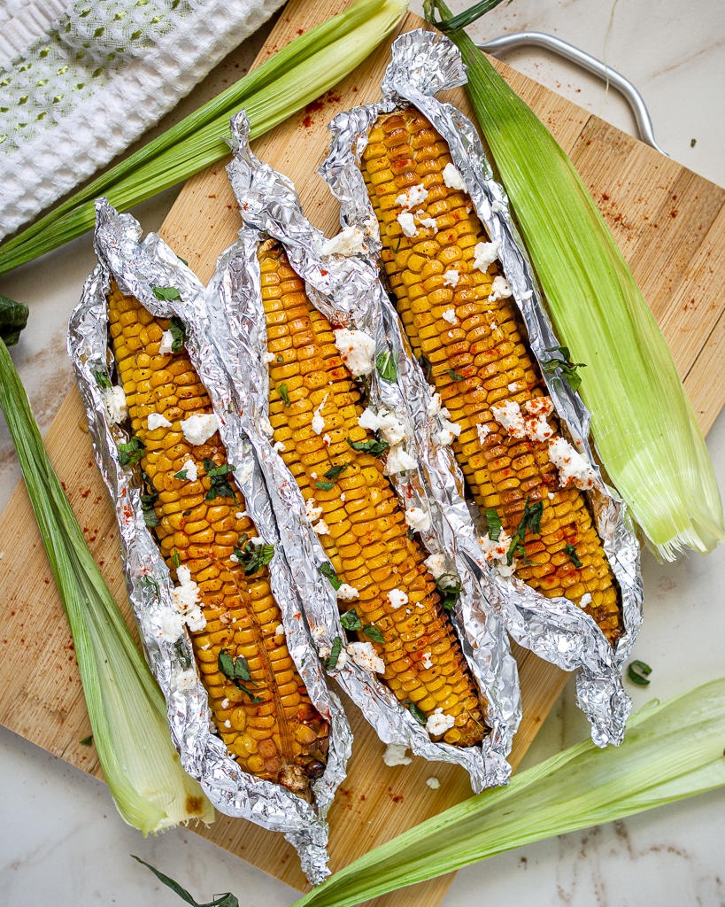 Buttery Baked Corn On The Cob - Delice Recipes