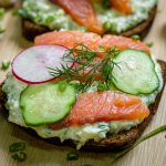 Danish Smørrebrød With Salmon