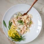 pasta with salmon and cream