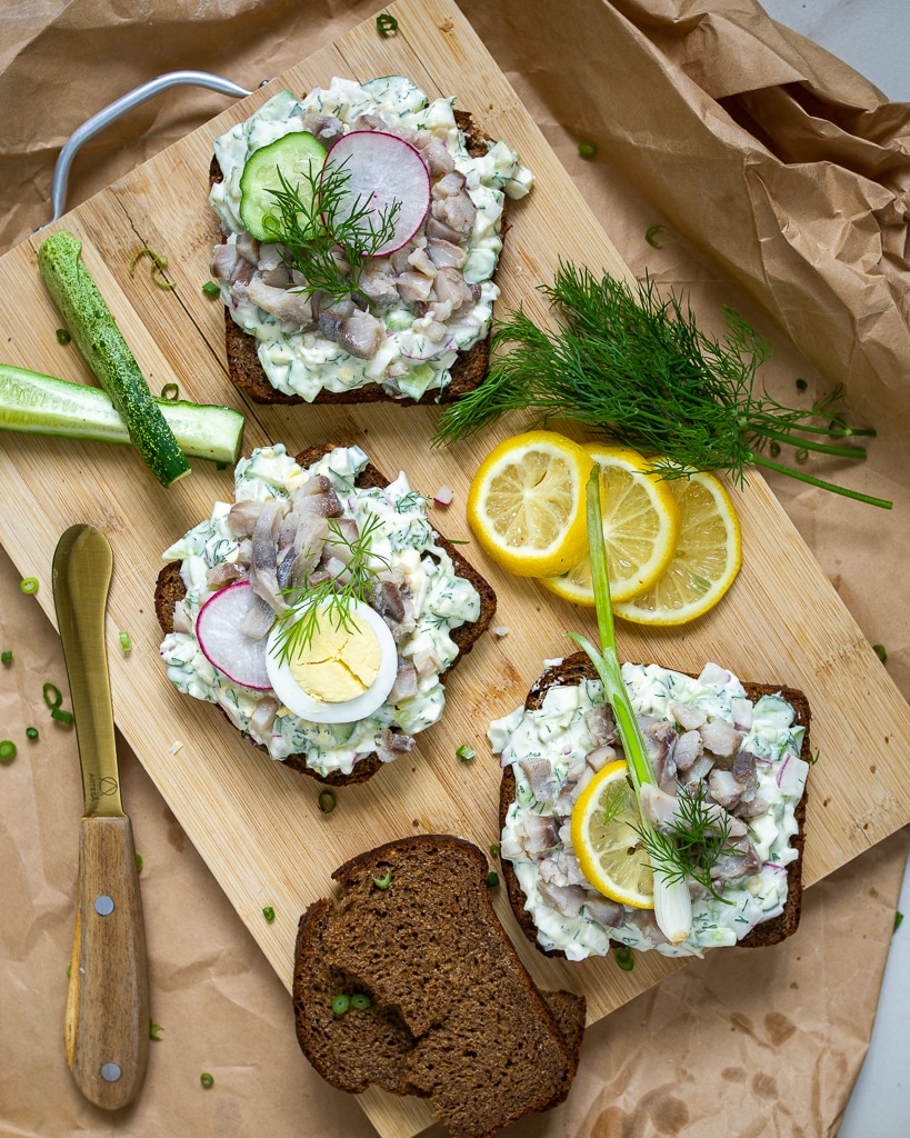 Herring smorrebrod