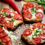 baked caprese toast