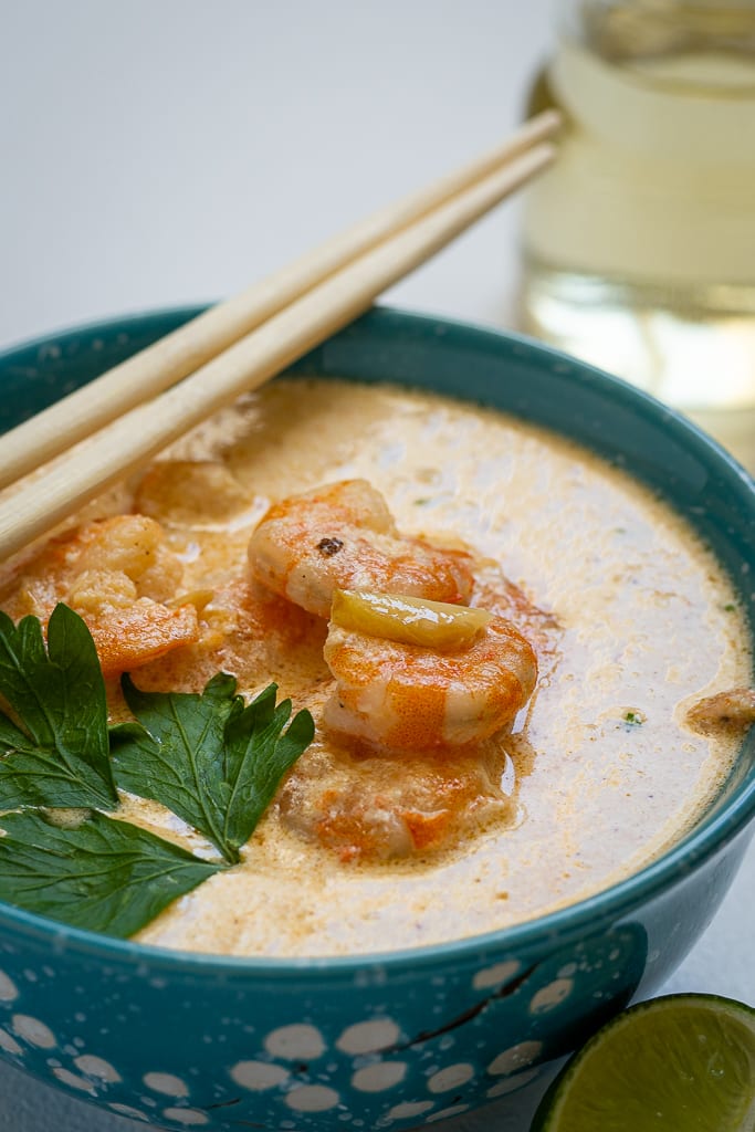 shrimps in creamy sauce