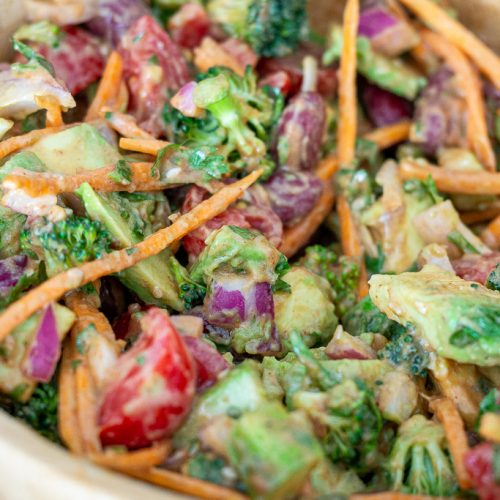 Healthy and Vegetarian Salad Bowl