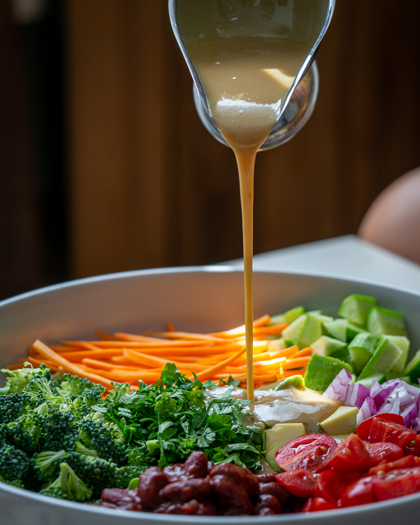 Healthy and Vegetarian Salad Bowl