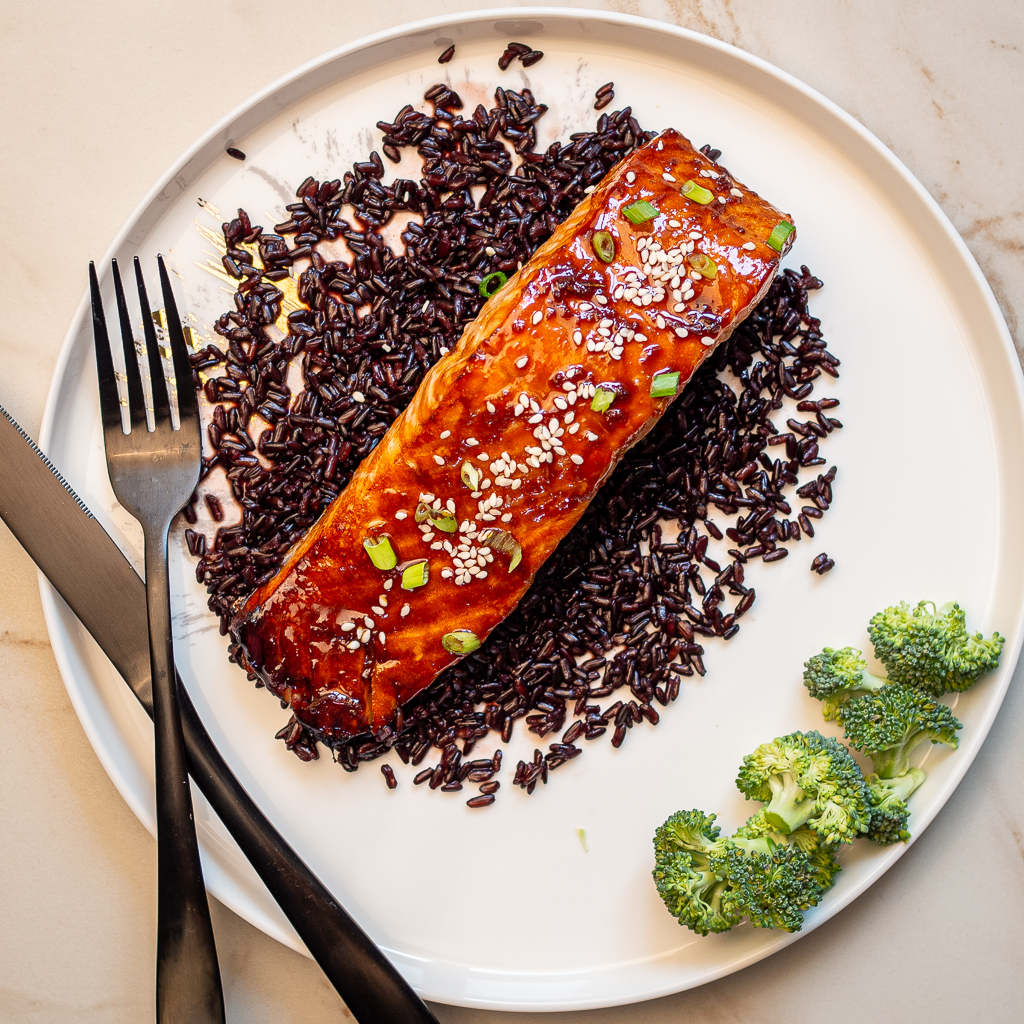 Glazed Salmon with Teriyaki Sauce Recipe Delice Recipes