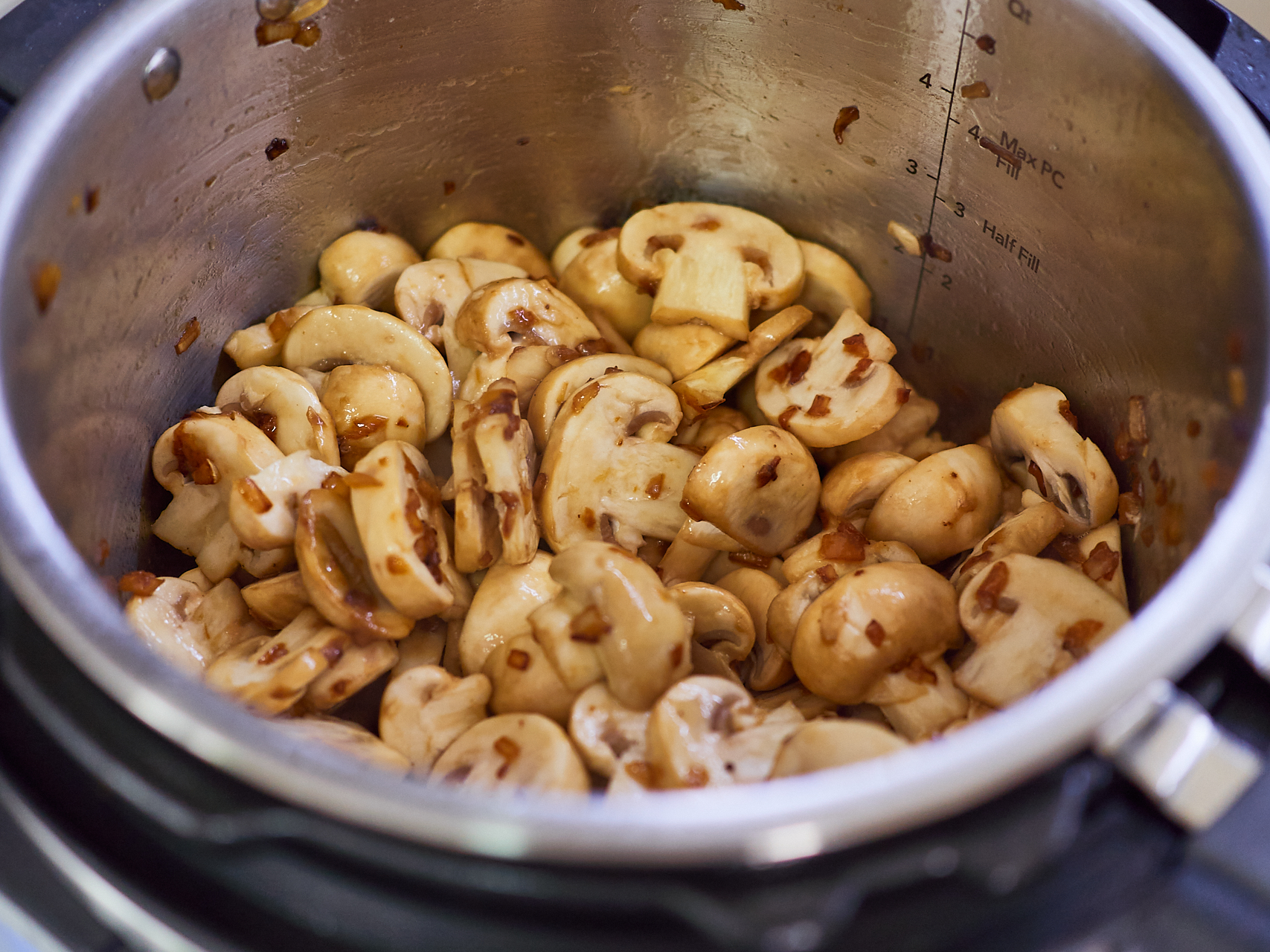 how to saute mushrooms in instant pot