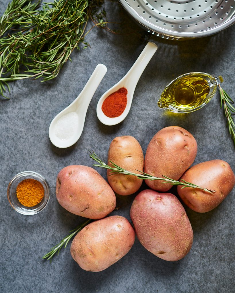 Crispy Airfryer Potato Wedges Ingredients