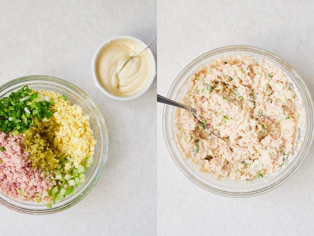Creamy ham salad recipe
