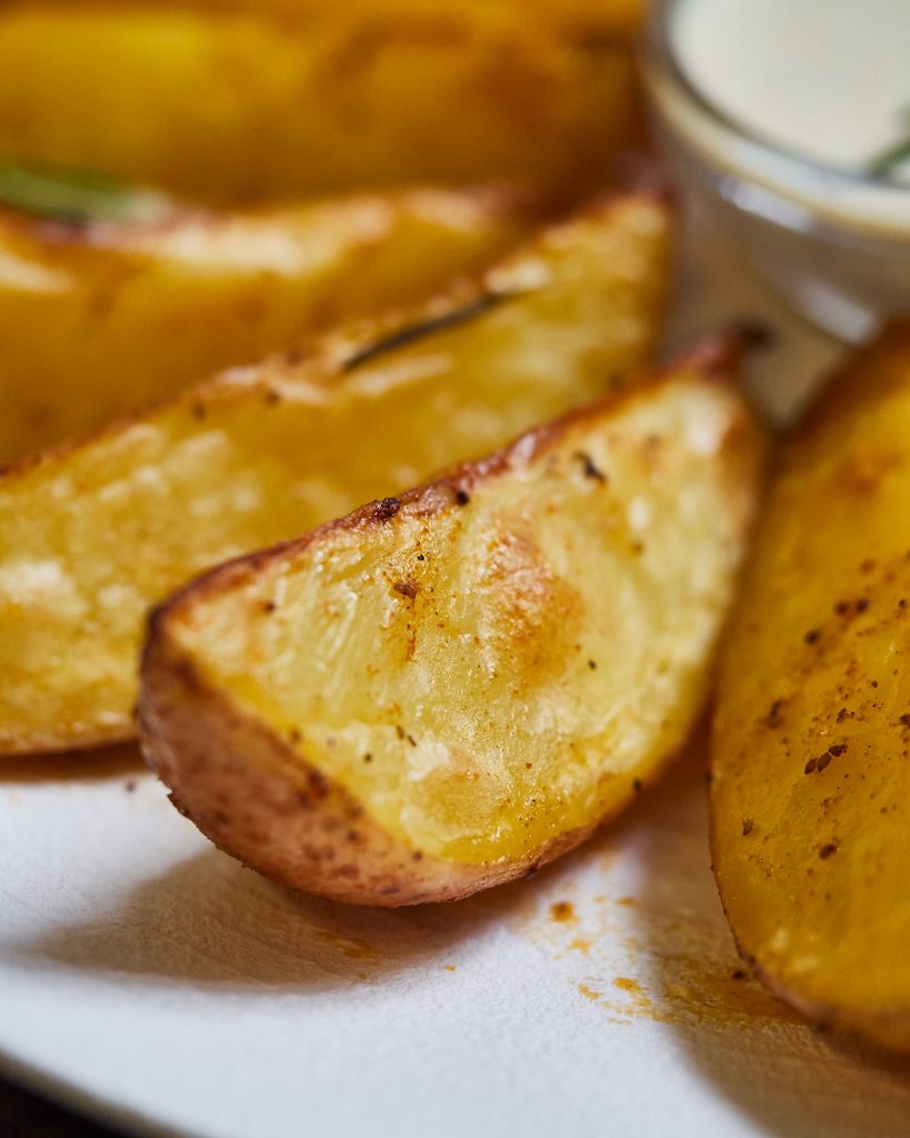 Crispy airfryer potato wedges