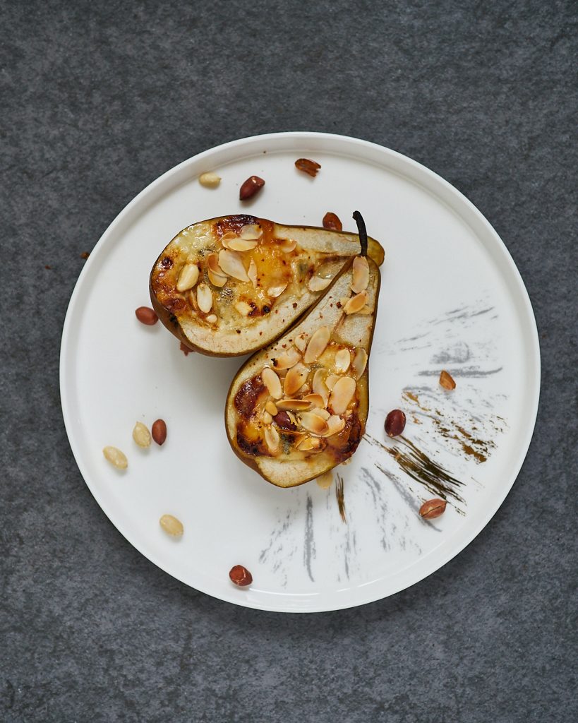 Roasted Pears With Blue Cheese Delice Recipes