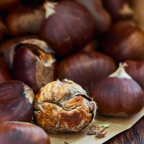 baked chestnuts