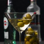 Christmas Dirty Martini with Vodka