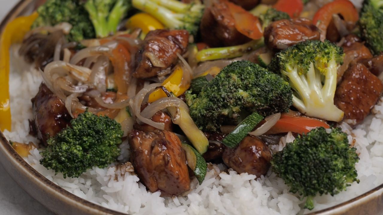 Chicken Teriyaki With Vegetables - Delice Recipes