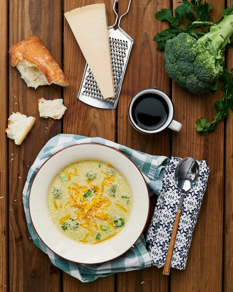 Broccoli cheese soup