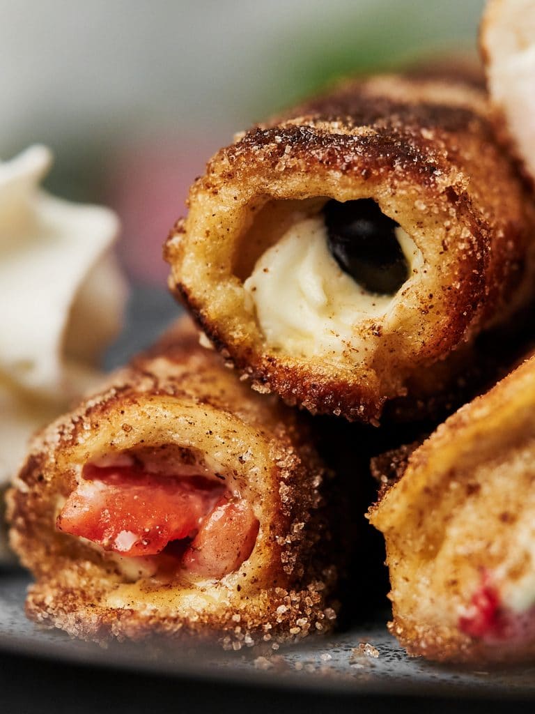 French toast roll-ups