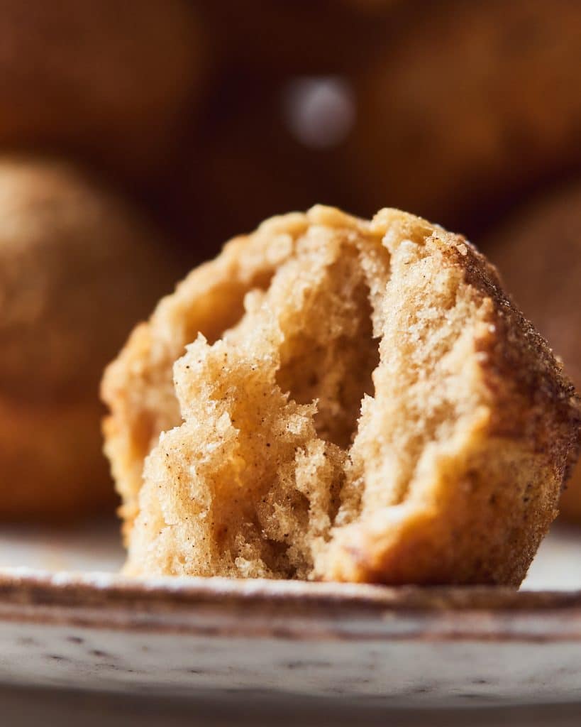 mini cinnamon muffins