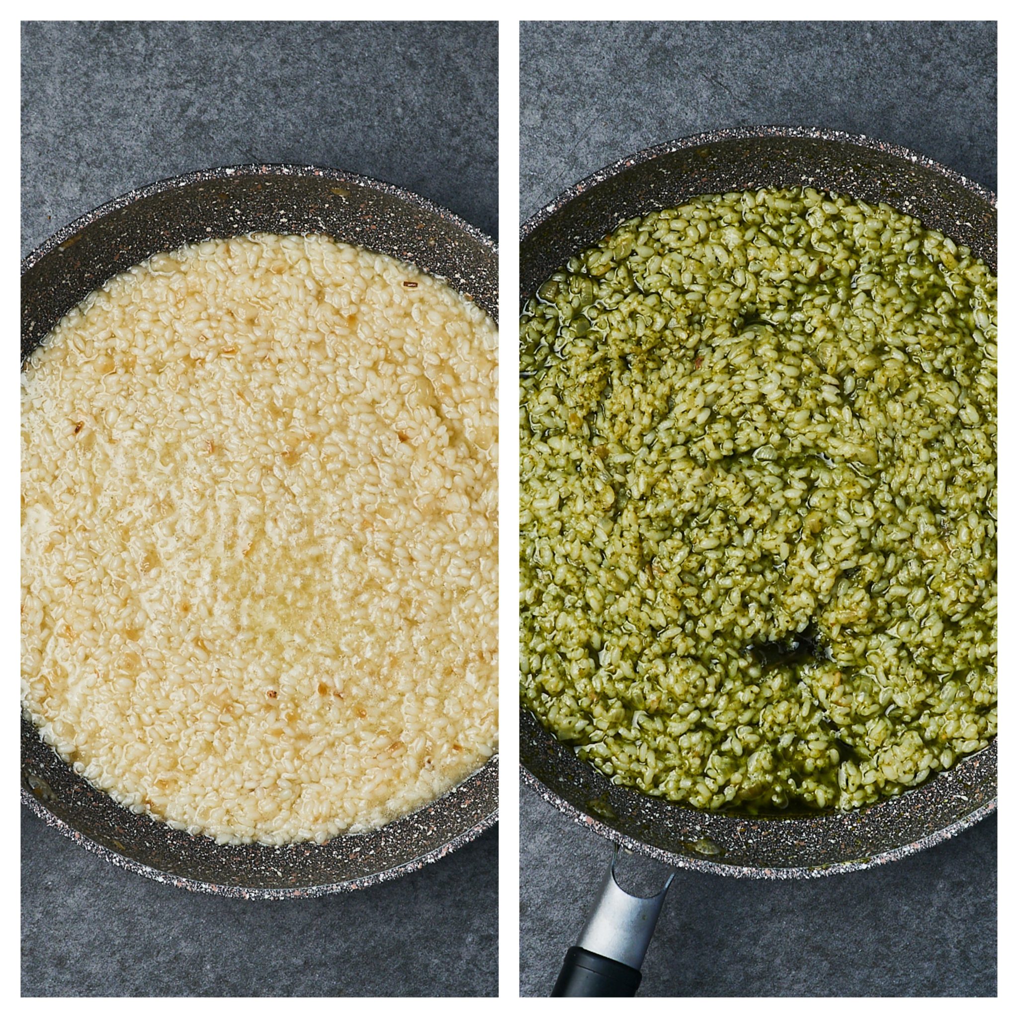 how to cook pesto risotto
