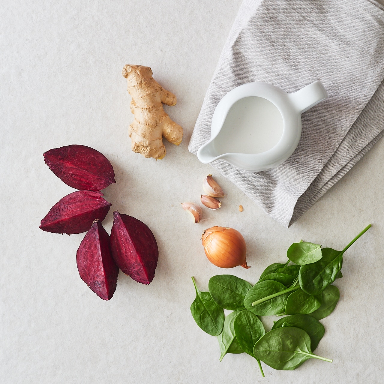 ingredients for beet soup