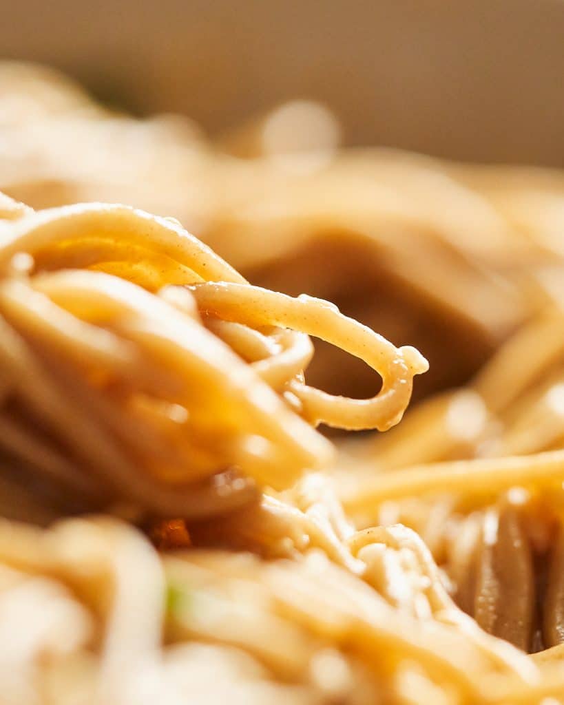 Simple Sesame Soba Noodles 